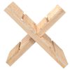 vidaXL Log Holder 47x39.5x48 cm Solid Wood Pine