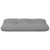 vidaXL Pallet Cushion Grey 70x40x12 cm Fabric