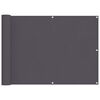 vidaXL Balcony Screen Oxford Fabric 90x600 cm Anthracite