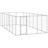 vidaXL Outdoor Dog Kennel Galvanised Steel 21,78 m&sup2;