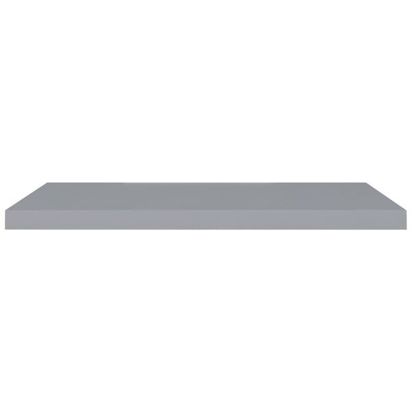 vidaXL Floating Wall Shelf Grey 90x23.5x3.8 cm MDF