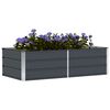 vidaXL Planter Anthracite 160 x 80 x 45 cm Steel