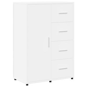 vidaXL Sideboard White 60x31x84 cm Engineered Wood