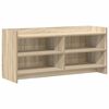 vidaXL TV Cabinet 100 x 33 x 47 cm Sonoma Oak Engineered Wood
