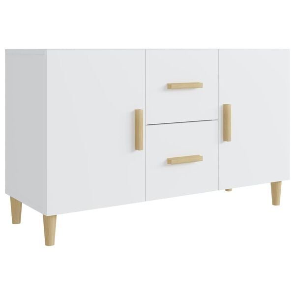 vidaXL Sideboard White 100x36x60 cm Engineered Wood
