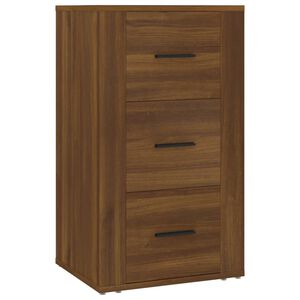 vidaXL Sideboard Brown Oak 40x33x70 cm Engineered Wood