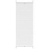 Plisse Blind 50x150cm White Pleated Blind