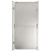vidaXL Garden Gate 100x175 cm Stainless Steel