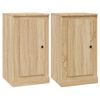 vidaXL Sideboards 3 pcs Sonoma Oak Engineered Wood