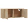vidaXL Wall-mounted TV Cabinets 2 pcs Sonoma Oak 100x34.5x40 cm