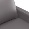 vidaXL 2-Seater Sofa Grey 140 cm Faux Leather
