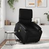vidaXL Stand up Massage Recliner Chair Black Faux Leather