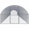 vidaXL Outdoor Chicken Coop 3x24x2 m Galvanised Steel