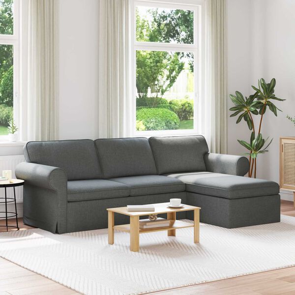 vidaXL Sofa Dark Grey