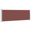 vidaXL Patio Retractable Side Awning 100x314 cm Brown