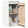 vidaXL Wall Cabinets 2 pcs White 30x30x60 cm Solid Wood Pine