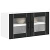 vidaXL Kitchen Cabinet Black 80 x 31 x 40 cm Engineered Wood