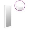 vidaXL Mirror Jewellery Cabinet Wall Mounted White 30x8.5x90 cm