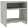 vidaXL Bedside Cabinet Concrete Grey 40x30x40 cm Engineered Wood