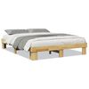 vidaXL Bed Frame without Mattress 135x190 cm Solid Wood Oak