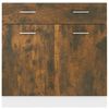 vidaXL Drawer Bottom Cabinet Lyon Smoked Oak 80x46x81.5 cm Engineered Wood