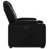 vidaXL Stand up Recliner Chair Black Faux Leather