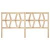 vidaXL Bed Headboard 186x4x100 cm Solid Wood Pine