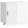 vidaXL Kitchen Base Cabinet Lucca White Engineered Wood