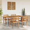vidaXL Garden Table with U-shaped Legs 180x90x75 cm Solid Wood Acacia