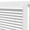 Plisse Blind 50x125cm White Pleated Blind