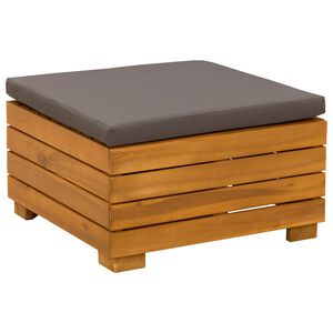 vidaXL Garden Footstool Solid Acacia Wood Brown