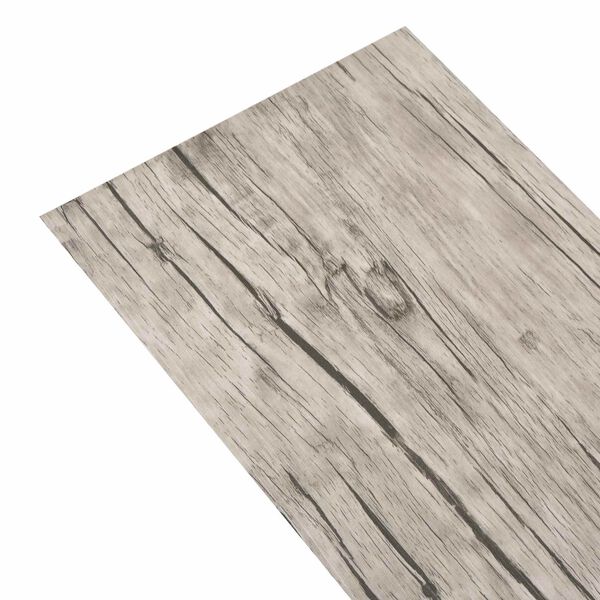vidaXL Flooring Planks 36 pcs Grey 5.02 m&sup2; PVC