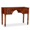 vidaXL Writing Table Solid Acacia Wood 115x50x76cm