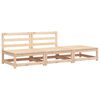 vidaXL 3 Piece Garden Lounge Set Solid Pinewood