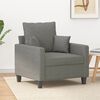 vidaXL Sofa Chair Dark Grey 60 cm Fabric