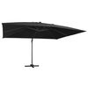 vidaXL Cantilever Garden Parasol | Black