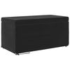vidaXL Stool Black 81 x 41 x 40 cm Velvet and Engineered Wood