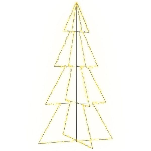 vidaXL Christmas Cone Tree 360 LEDs Indoor and Outdoor 143x250 cm