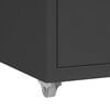 vidaXL Mobile File Cabinet Anthracite 28x41x69 cm Metal