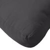 vidaXL Pallet Cushion Black 60x40x12 cm Fabric
