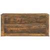 vidaXL Shoe Rack Smoked Oak 100x35x45 cm Engineered Wood