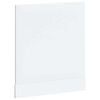 vidaXL Dishwasher Panel Lucca High Gloss White Engineered Wood