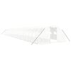 vidaXL Greenhouse with Steel Frame White 96 m&sup2; 24x4x2 m