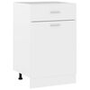 vidaXL Drawer Bottom Cabinet "Lyon" White 50x46x81,5 cm Engineered Wood
