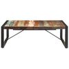 vidaXL Coffee Table 120x120x40 cm Solid Reclaimed Wood