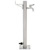 vidaXL Garden Water Column Stainless Steel Round 65 cm