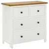 vidaXL Chest Of Drawer | Oak and White