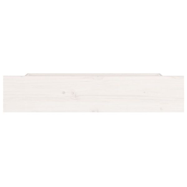 vidaXL Bed Drawers 4 pcs White Solid Wood Pine