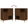 vidaXL Sideboards 2 pcs Brown Oak 60x35x70 cm Engineered Wood