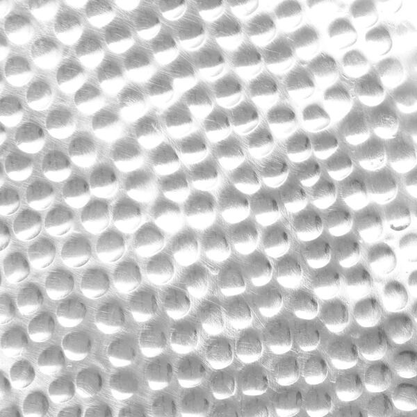 vidaXL Coffee Table Hammered Aluminium 70x30 cm Silver